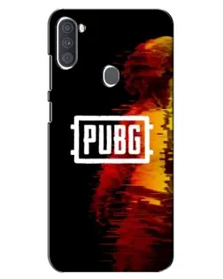 Чохол для Samsung Galaxy A11 (A115) з картинкою «Яскравий логотип PUBG»