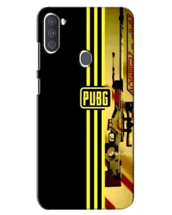 Чохол для Samsung Galaxy A11 (A115) з картинкою «PUBG — камуфляжний шолом»