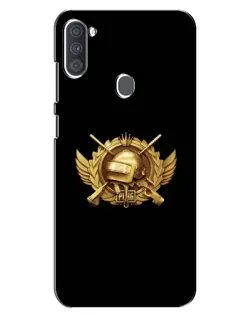 Чохол для Samsung Galaxy A11 (A115) з картинкою «PUBG — помаранчевий градієнт»