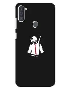 Чохол для Samsung Galaxy A11 (A115) з картинкою «PUBG — силует воїна»