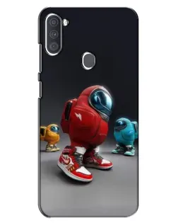Чохол для Samsung Galaxy A11 (A115) з картинкою «Among Us — 3D стиль»
