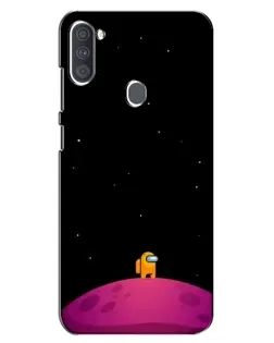 Чохол для Samsung Galaxy A11 (A115) з картинкою «Самотній герой на планеті»