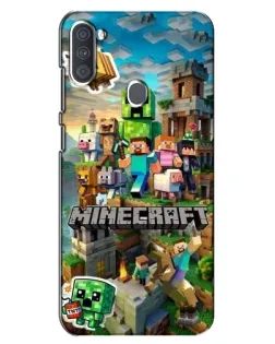 Чохол для Samsung Galaxy A11 (A115) з картинкою «Замок Minecraft»