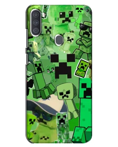 Чохол для Samsung Galaxy A11 (A115) з картинкою «Кріпери Minecraft» Чохол для Samsung Galaxy A11 (A115) з картинкою «Кріпери Minecraft»