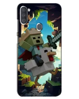 Чохол для Samsung Galaxy A11 (A115) з картинкою «Стів та гусь»