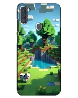 Чохол для Samsung Galaxy A11 (A115) з картинкою «Minecraft літній день»