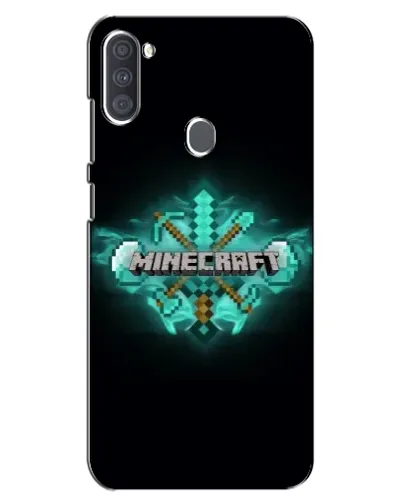 Чохол для Samsung Galaxy A11 (A115) з картинкою «Minecraft Diamond лого» Чохол для Samsung Galaxy A11 (A115) з картинкою «Minecraft Diamond лого»