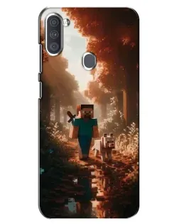 Чохол для Samsung Galaxy A11 (A115) з картинкою «Стів у лісі»