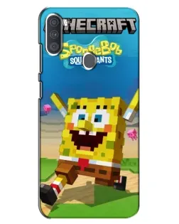 Чохол для Samsung Galaxy A11 (A115) з картинкою «Губка Боб Minecraft» Чохол для Samsung Galaxy A11 (A115) з картинкою «Губка Боб Minecraft»
