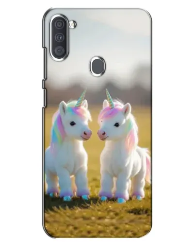 Чехол для Samsung Galaxy A11 (A115) с картинкой «Пара единорогов» Чехол для Samsung Galaxy A11 (A115) с картинкой «Пара единорогов»