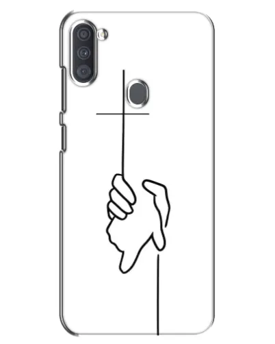 Чехол для Samsung Galaxy A11 (A115) с картинкой «Рука держит»