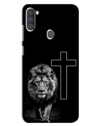 Чехол для Samsung Galaxy A11 (A115) с картинкой «Лев и Крест»