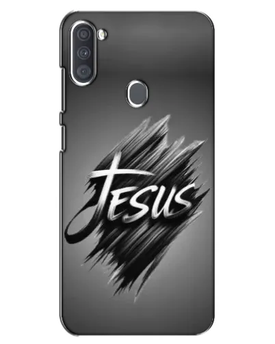 Чехол для Samsung Galaxy A11 (A115) с картинкой «Надпись Jesus Graffiti»