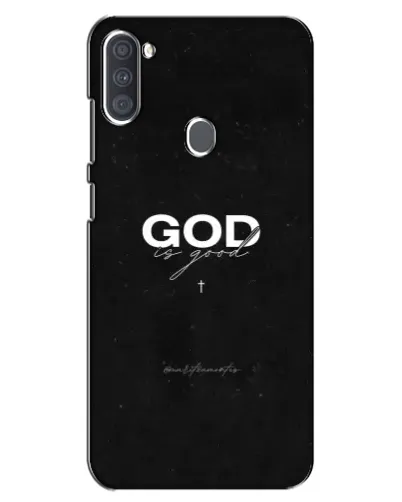 Чехол для Samsung Galaxy A11 (A115) с картинкой «GOD — Бог над всем»