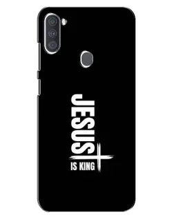 Чехол для Samsung Galaxy A11 (A115) с картинкой «Вертикаль веры Jesus»