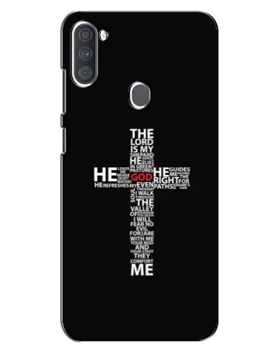 Чохол для Samsung Galaxy A11 (A115) з картинкою «Текстовий хрест» Чохол для Samsung Galaxy A11 (A115) з картинкою «Текстовий хрест»