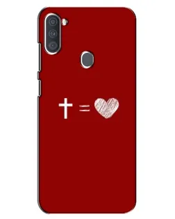 Чохол для Samsung Galaxy A11 (A115) з картинкою «Рівняння любові»