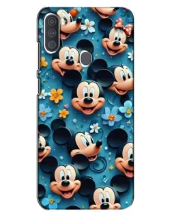 Чохол для Samsung Galaxy A11 (A115) з картинкою «Паттерн Міккі та Мінні»