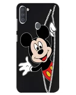 Чохол для Samsung Galaxy A11 (A115) з картинкою «Міккі розсуває стіни»