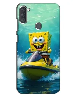 Чохол для Samsung Galaxy A11 (A115) з картинкою «Спанч Боб на гідроциклі»