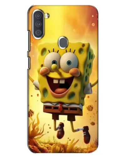 Чохол для Samsung Galaxy A11 (A115) з картинкою «Губка Боб стрибає» Чохол для Samsung Galaxy A11 (A115) з картинкою «Губка Боб стрибає»