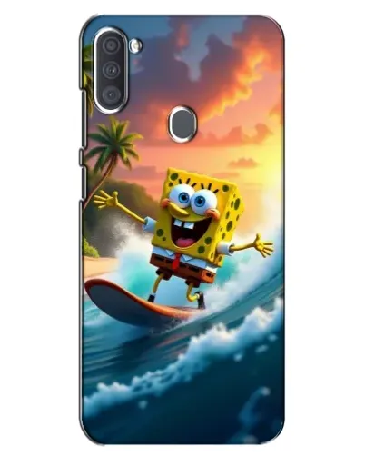 Чохол для Samsung Galaxy A11 (A115) з картинкою «Губка Боб серфінгіст» Чохол для Samsung Galaxy A11 (A115) з картинкою «Губка Боб серфінгіст»