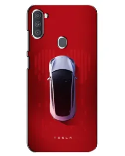 Чохол для Samsung Galaxy A11 (A115) з картинкою «Tesla Top View»