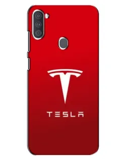 Чохол для Samsung Galaxy A11 (A115) з картинкою «Tesla Red Classic»