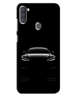 Чохол для Samsung Galaxy A11 (A115) з картинкою «Силует Tesla Night»