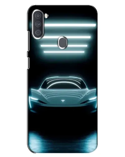 Чохол для Samsung Galaxy A11 (A115) з картинкою «Tesla в неоні» Чохол для Samsung Galaxy A11 (A115) з картинкою «Tesla в неоні»