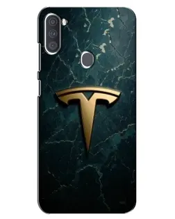 Чохол для Samsung Galaxy A11 (A115) з картинкою «Мармурова Tesla Gold»