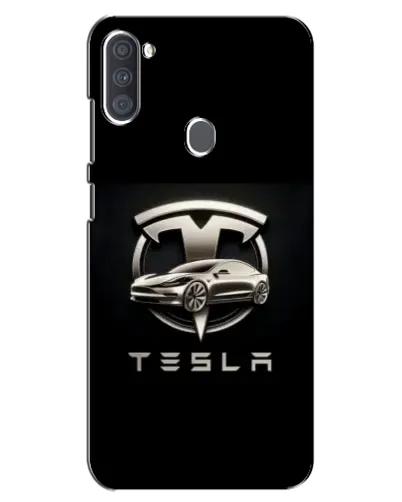 Чохол для Samsung Galaxy A11 (A115) з картинкою «Tesla — срібне авто» Чохол для Samsung Galaxy A11 (A115) з картинкою «Tesla — срібне авто»