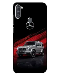 Чехол для Samsung Galaxy A11 (A115) с картинкой «Mercedes G-Class красный»