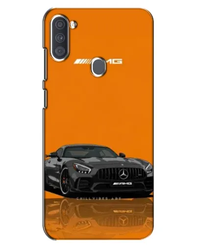 Чехол для Samsung Galaxy A11 (A115) с картинкой «Оранжевый Mercedes AMG»