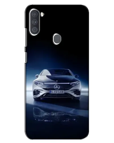 Чехол для Samsung Galaxy A11 (A115) с картинкой «Ночной Mercedes EQ»
