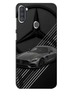 Чехол для Samsung Galaxy A11 (A115) с картинкой «Mercedes AMG — графика»