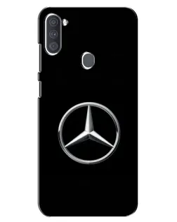 Чехол для Samsung Galaxy A11 (A115) с картинкой «Mercedes классический лого»