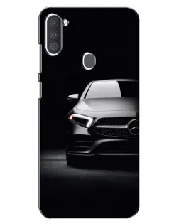 Чехол для Samsung Galaxy A11 (A115) с картинкой «Свет фар Mercedes»