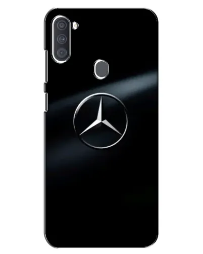 Чехол для Samsung Galaxy A11 (A115) с картинкой «Mercedes на металле»