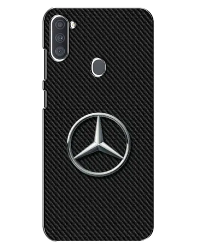 Чехол для Samsung Galaxy A11 (A115) с картинкой «Карбоновый Mercedes стиль»