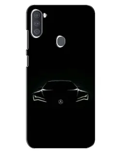 Чохол для Samsung Galaxy A11 (A115) з картинкою «Mercedes — силует авто»