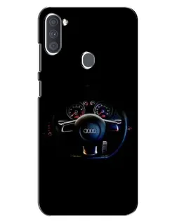 Чохол для Samsung Galaxy A11 (A115) з картинкою «Салон Audi — кермо»