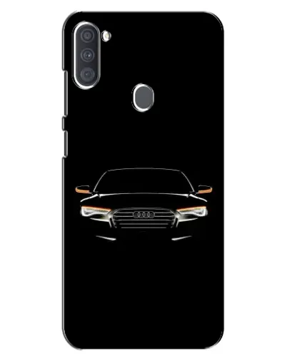 Чехол для Samsung Galaxy A11 (A115) с картинкой «Audi — ночной контур»