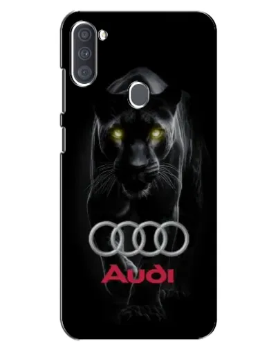Чехол для Samsung Galaxy A11 (A115) с картинкой «Пантера и Audi»