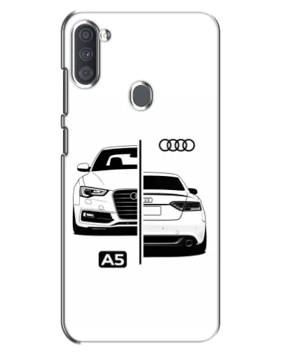 Чехол для Samsung Galaxy A11 (A115) с картинкой «Audi — контрастный дизайн»