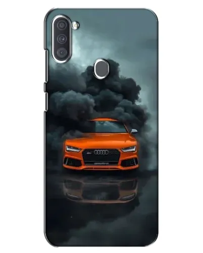 Чехол для Samsung Galaxy A11 (A115) с картинкой «Audi в облаках дыма»
