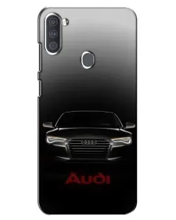 Чехол для Samsung Galaxy A11 (A115) с картинкой «Audi — градиентный контур»
