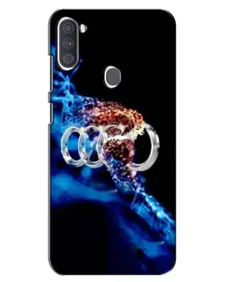 Чехол для Samsung Galaxy A11 (A115) с картинкой «Энергия лого Audi»