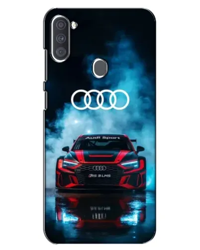 Чехол для Samsung Galaxy A11 (A115) с картинкой «Audi Sport — неон»