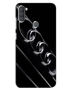 Чехол для Samsung Galaxy A11 (A115) с картинкой «Audi — абстрактные кольца»